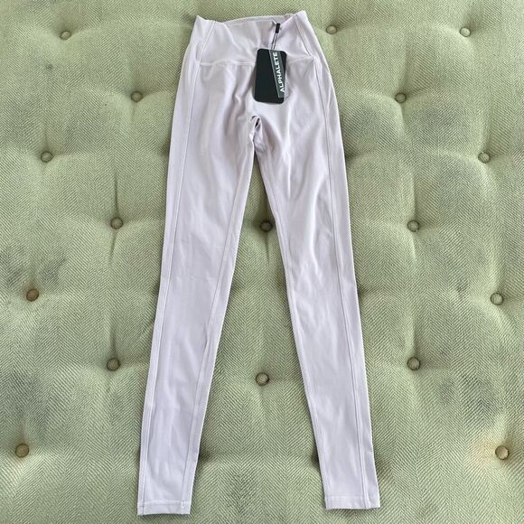 NWT Alphalete Kinetic Pulse Dusty Lilac Lavender Leggings $70 XS - Picture 4 of 7